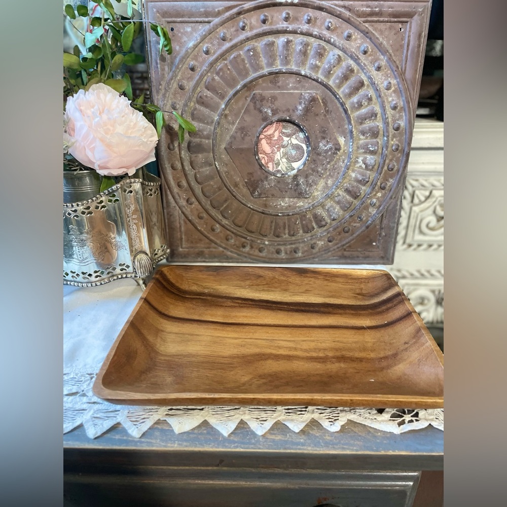 Beekman Vintage wood tray